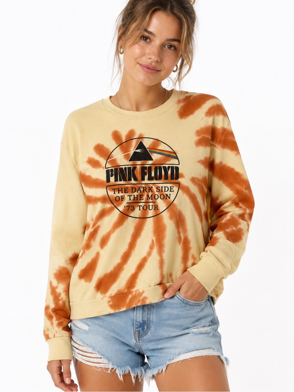 Pink Floyd 'The Dark Side of the Moon '73 Tour' graphic sweatshirt Size Large